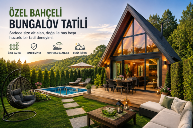 Özel Bahçeli Bungalov Tatili
