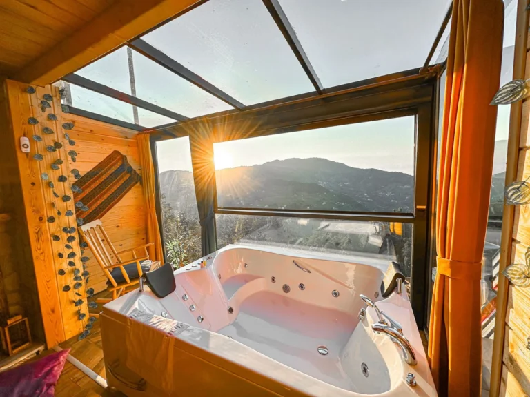 Organik köy bungalow camlihemsin bungalow fotoğrafı 2