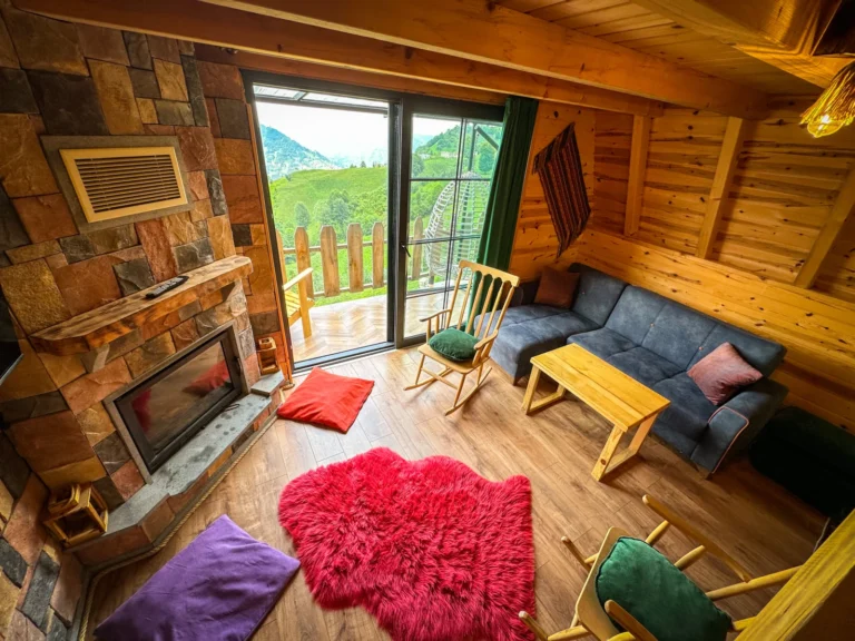 Organik köy bungalow camlihemsin bungalow fotoğrafı 5